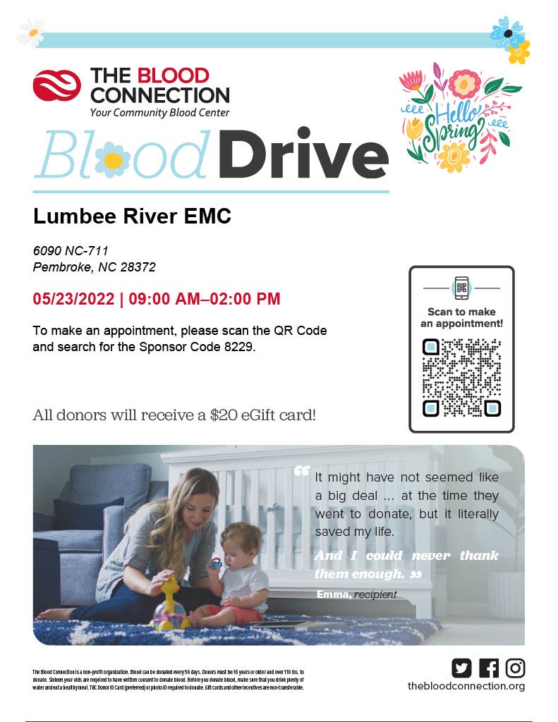 lremc-partners-with-the-blood-connection-to-host-blood-drive-lumbee